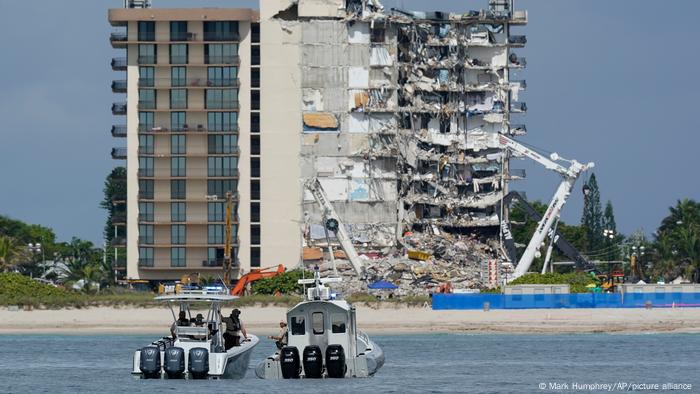 USA I Gebäudeeinsturz in Miami