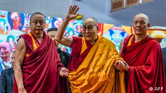 西藏流亡精神領袖達賴喇嘛（資料照）