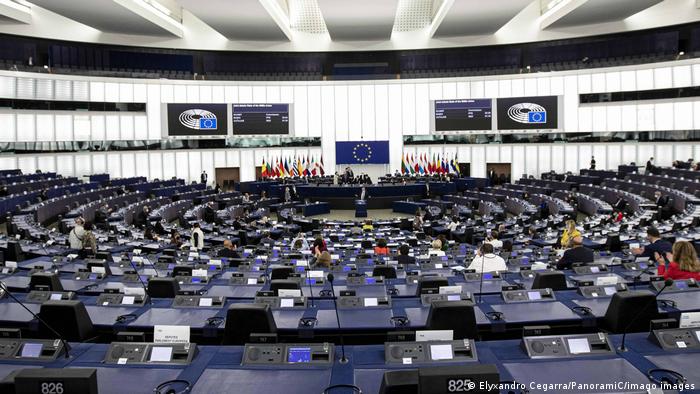 Plenarsaal Europäisches Parlament in Straßburg