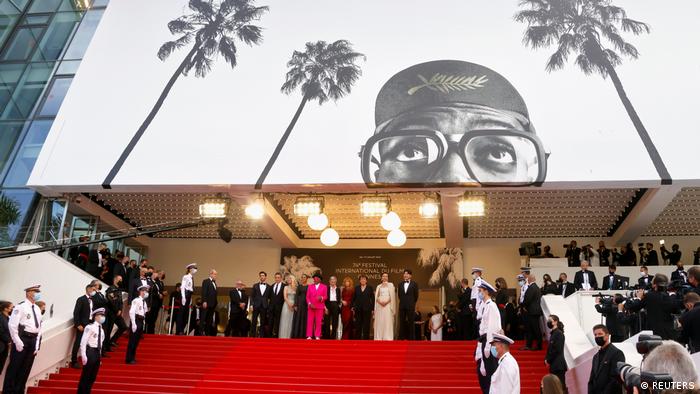 Cannes Film Festival red carpet in 2021.