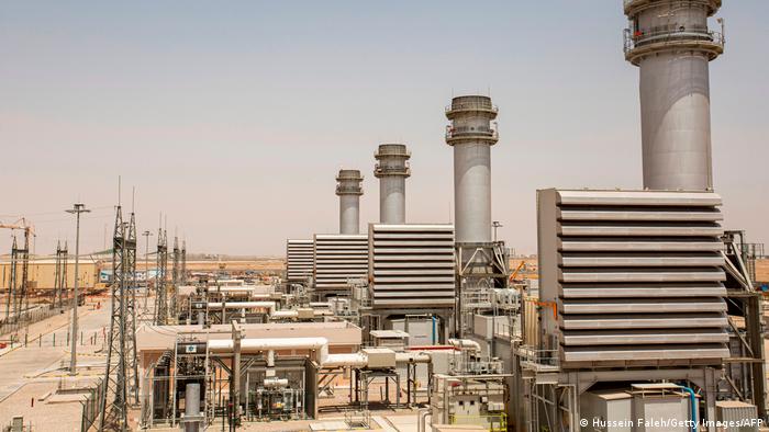 A view of the Dhi Qar Combined Cycle Power Plant near the city of Nasiriyah.
