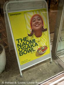 In New York, you can order a Naomi Osaka Bowl for lunch.