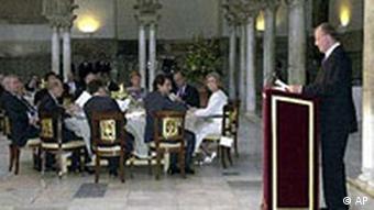 Juan Carlos spricht auf EU Gipfel in Sevilla