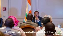 8.7.2021, Berlin
Treffens zwischen dem Präsidenten Mohamed Bazoum von Niger und seinen in Deutschland lebenden Mitbürgern