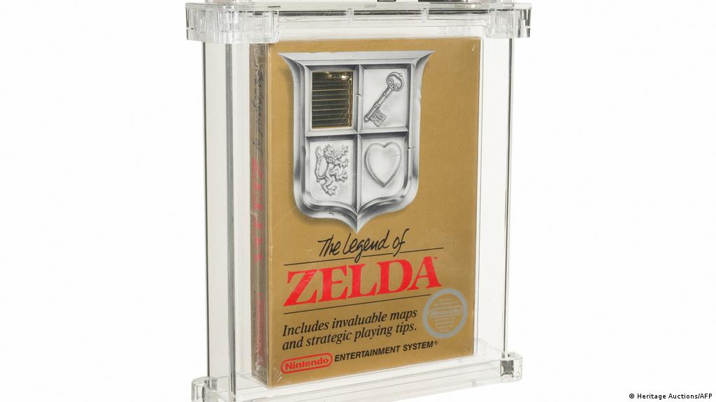 Conclusie schroef Bedienen Nintendo′s Zelda game fetches ′world record′ price at auction | News | DW |  10.07.2021