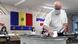 A man cast his vote in Moldova's 2021 election A man cast his vote in Moldova's 2021 election