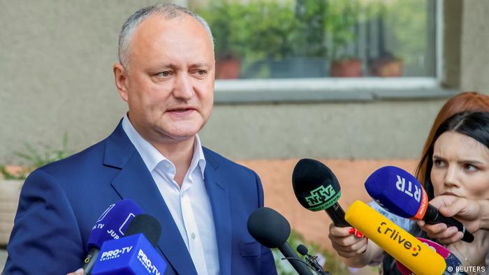 Republik Moldau Parlamentswahl 2021 | Chisinau | Igor Dodon, Sozialistische Partei