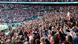A sea of fans attending the Euro 2020 final between England and Italy at London's Wembley stadium on July 11 A sea of fans attending the Euro 2020 final between England and Italy at London's Wembley stadium on July 11
