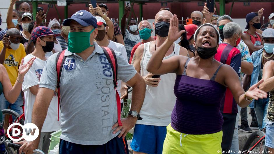 Proteste gegen Regierung in Havanna