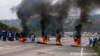 Des manifestaions en Afrique du Sud contre l'arrestaion de Jacob Zuma 