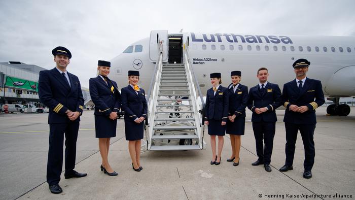Taufe einer Airbus A321neo Maschine der Deutschen Lufthansa AG