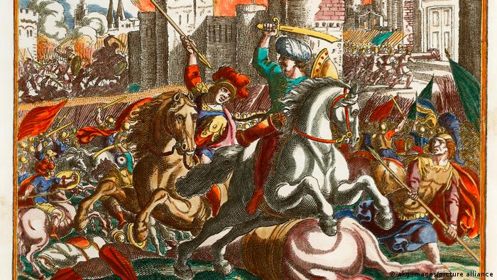 Султан Селим в битката при Кайро през 1517 година
