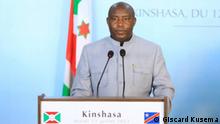 13.07.2021
burundischer Präsidenten Evariste Ndayishimiye in Kinshasa am 13. Juli 2021.