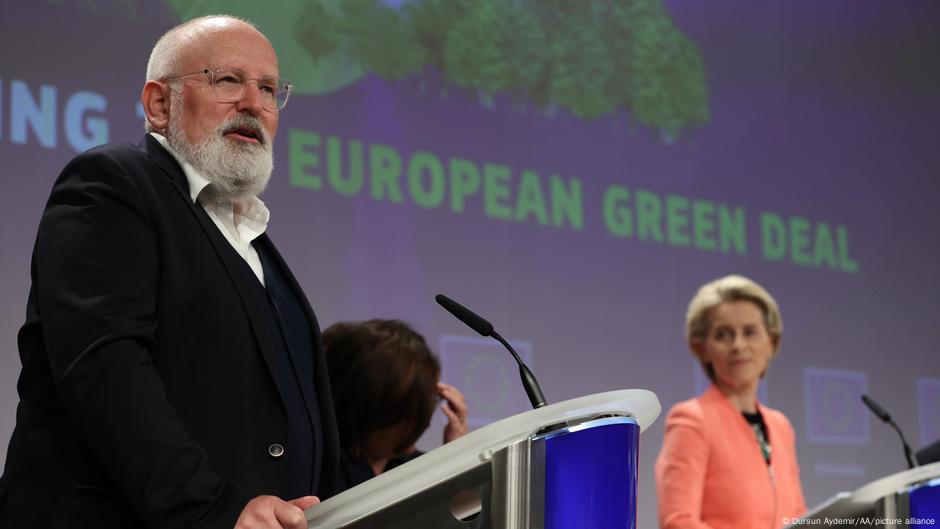 Frans Timermans i Ursula fon der Lajen, jula 2021.