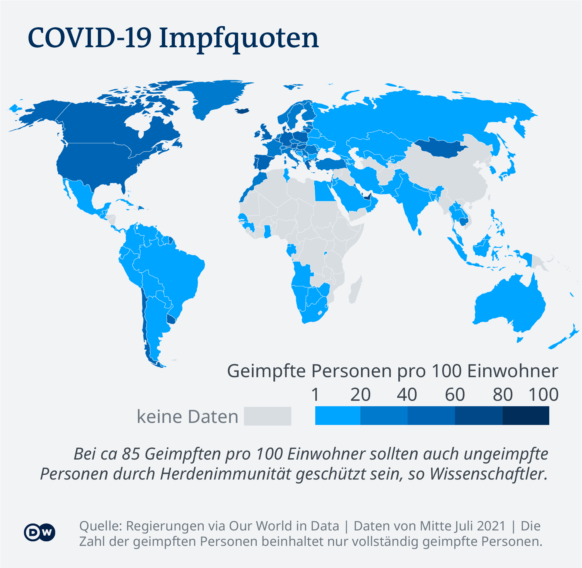 Corona-Impfungen: Wie Ist Der Stand? | Wissen & Umwelt | DW | 15.07.2021