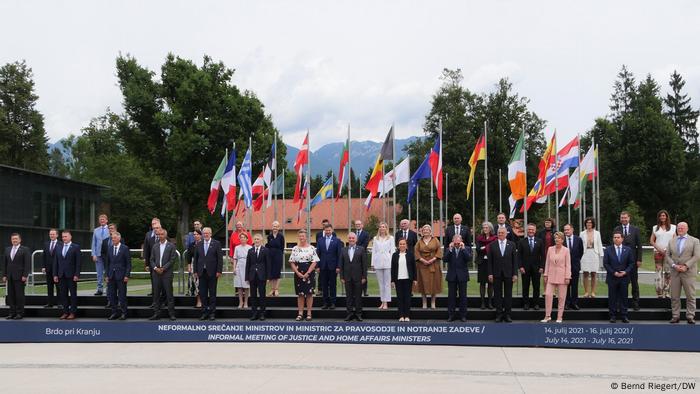 Slowenien | EU-Innemministertreffen | Gruppenbild