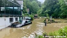 15.07.2021 Überschwemmungen im Stadtteil Unterburg in Solingen.