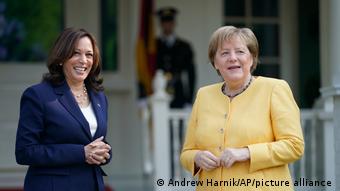 USA l Bundeskanzlerin Merkel trifft Vize-Präsidentin Harris