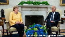 У Білому домі зустрілися Джо Байден та Анґела Меркель