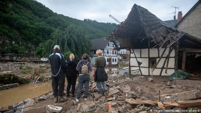 Unwetter in Schuld I Rheinland-Pfalz