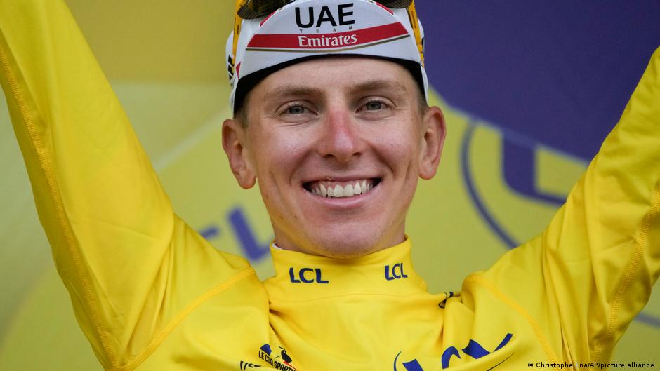 Ungefährdet: Tadej Pogacar vor dem Sieg bei der Tour de France