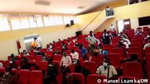 Publikum der Debatte über die Verfassungsänderung in Angola.
Datum: 17.07.2021.
Ort: Angola, Angola.
Rechte: Manuel Luamba