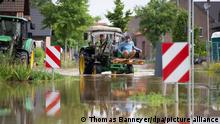 Inundación en Ophoven, distrito de Heinsberg, en el occidetne de Alemania