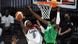 Nigeria in action against USA in an Olympics warmup game Nigeria in action against USA in an Olympics warmup game