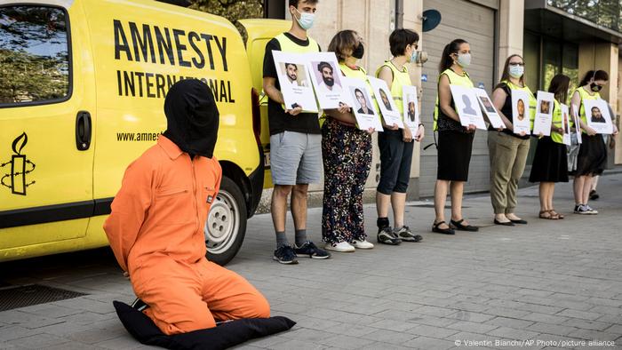 Belgien Brüssel | Proteste Guantanamo Bay | NATO-Gipfel Belgien Brüssel | Proteste Guantanamo Bay | NATO-Gipfel