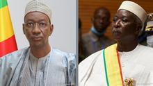 Links:
Mali | Premierminister | Moctar Ouane
IPTC-Beschreibung: Veuillez, s'il vous plait mettre dans le système les photos du nouveau Premier ministre du Mali, Moctar Ouane.
via Eric Topona
Copyright: Boubou Doucouré/DW
Rechts: Transition Mali President Bah Ndaw is seen during his inauguration ceremony at the CICB (Centre International de Conferences de Bamako) in Bamako on September 25, 2020. - Mali's interim president, Bah Ndaw, chosen to head a transitional government following a coup last month, was sworn in during ceremonies in the capital Bamako on September 25, 2020. (Photo by MICHELE CATTANI / AFP)
Rechte: Michele Cattani/AFP
