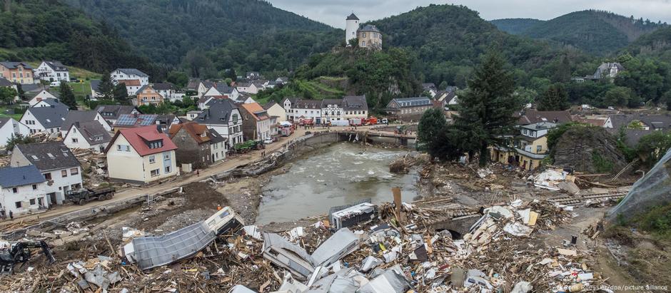 Na Alemanha, o custo das enchentes devastadoras de julho de 2021 foi calculado em US$ 40 bilhões