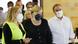 German Chancellor Angela Merkel (C) and North Rhine-Westphalia's State Premier, Christian Democratic Union (CDU) leader and CDU's candidate for Chancellery Armin Laschet (R) arrive to visit a food relief center in the flood-ravaged spa town Bad Munstereife German Chancellor Angela Merkel (C) and North Rhine-Westphalia's State Premier, Christian Democratic Union (CDU) leader and CDU's candidate for Chancellery Armin Laschet (R) arrive to visit a food relief center in the flood-ravaged spa town Bad Munstereife