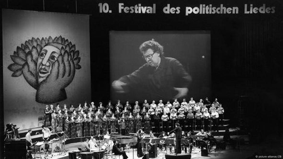 Izvođenje oratorijuma „Canto General“ u Palati Republike u Istočnom Berlinu u februaru 1980.