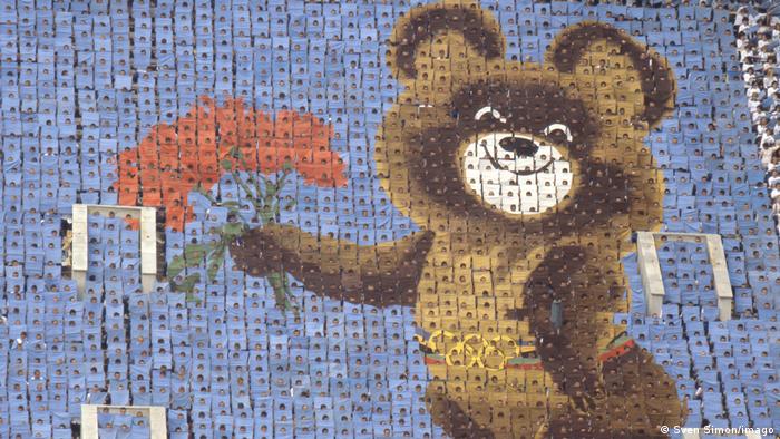 El oso Mischa, mascota de Moscú 1980.