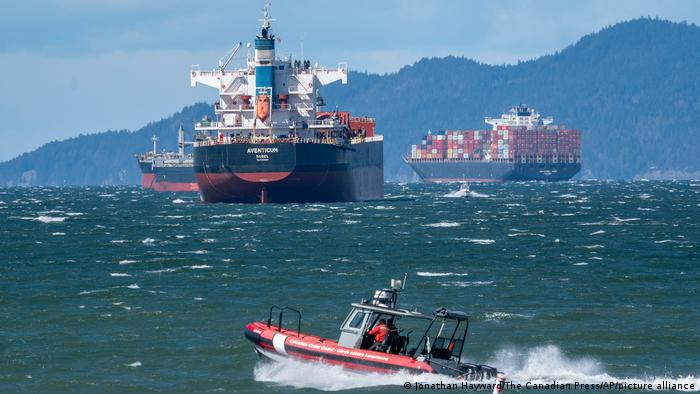 Kanada, Vancouver | Containerschiffe vor der kanadischen Küste