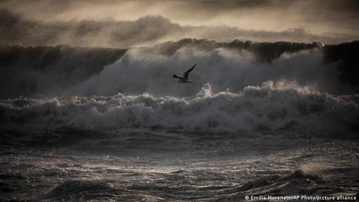 La tormenta Gloria, en el Mar Mediterráneo.