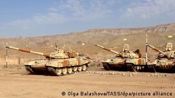 Российские танки в Таджикистане, июль 2021