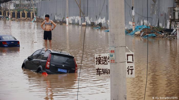 China Unwetterkatastrophe