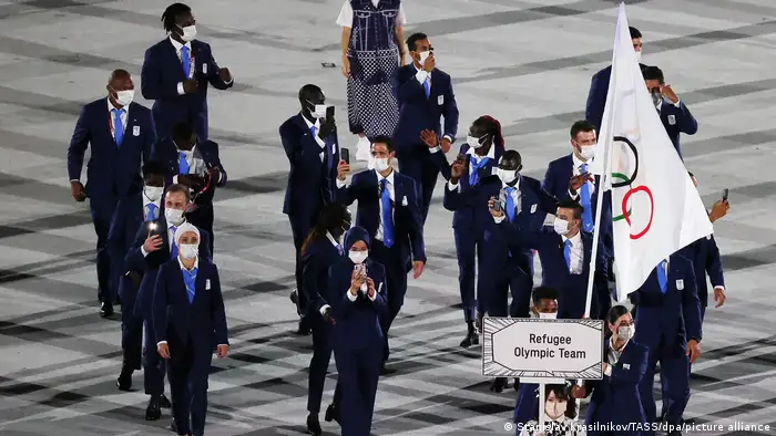 Eröffnungsfeier Olympische Spiele Tokio 2020 - Refugee Team