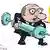 Карикатура Сергея Елкина: Путин с огромным шприцем вакцины от коронавируса, напоминающем пику, ищет тех, кто еще не привился