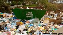 Müllberge wachsen in verschiedenen Vierteln Luandas weiter an
