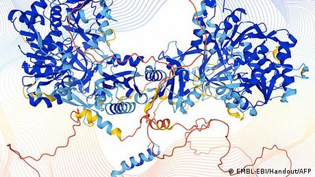 صورة لبروتينات بشرية - صورت بتاريخ 22 يوليو 2021