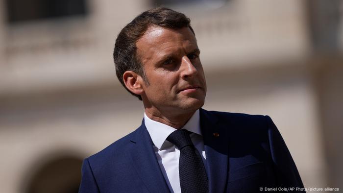 Frankreich Paris | Präsident Emmanuel Macron bei der VErabschiedung von Francois Lecointre