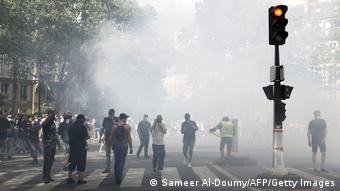 Frankreich I Anti-Corona Proteste in Paris