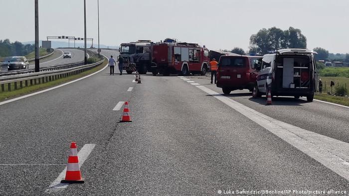 Kroatien Slavonski Brod | Busunfall mit 10 Toten