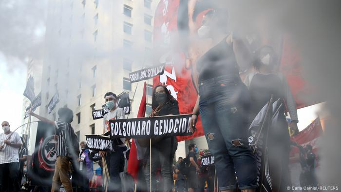 Protesto contra Jair Bolsonaro em São Paulo