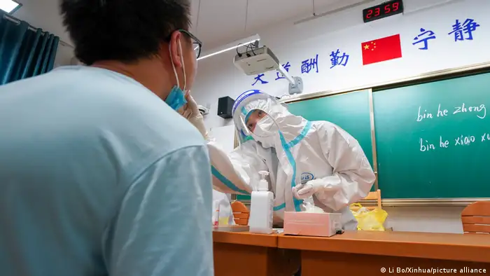 China Nanjing | Tests nach Coronavirusausbruch