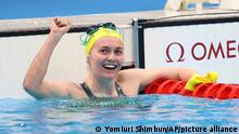 La nadadora australiana Ariarne Titmus bate el récord de los 400 metros libres