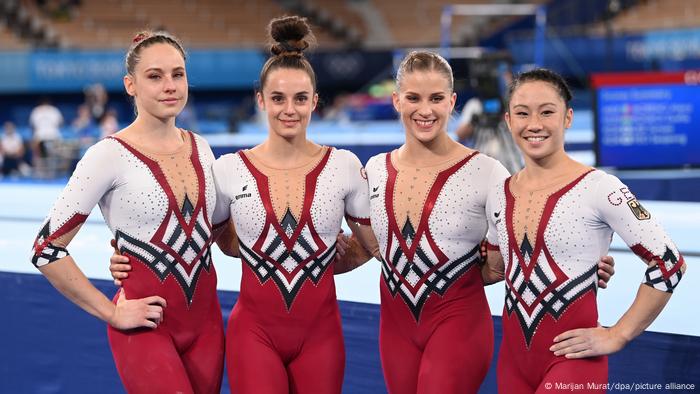 German women's gym team at Tokyo 2020