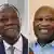 Alassane Ouattara et Laurent Gbagbo, deux hommes politiques au centre de la crise ivoirienne